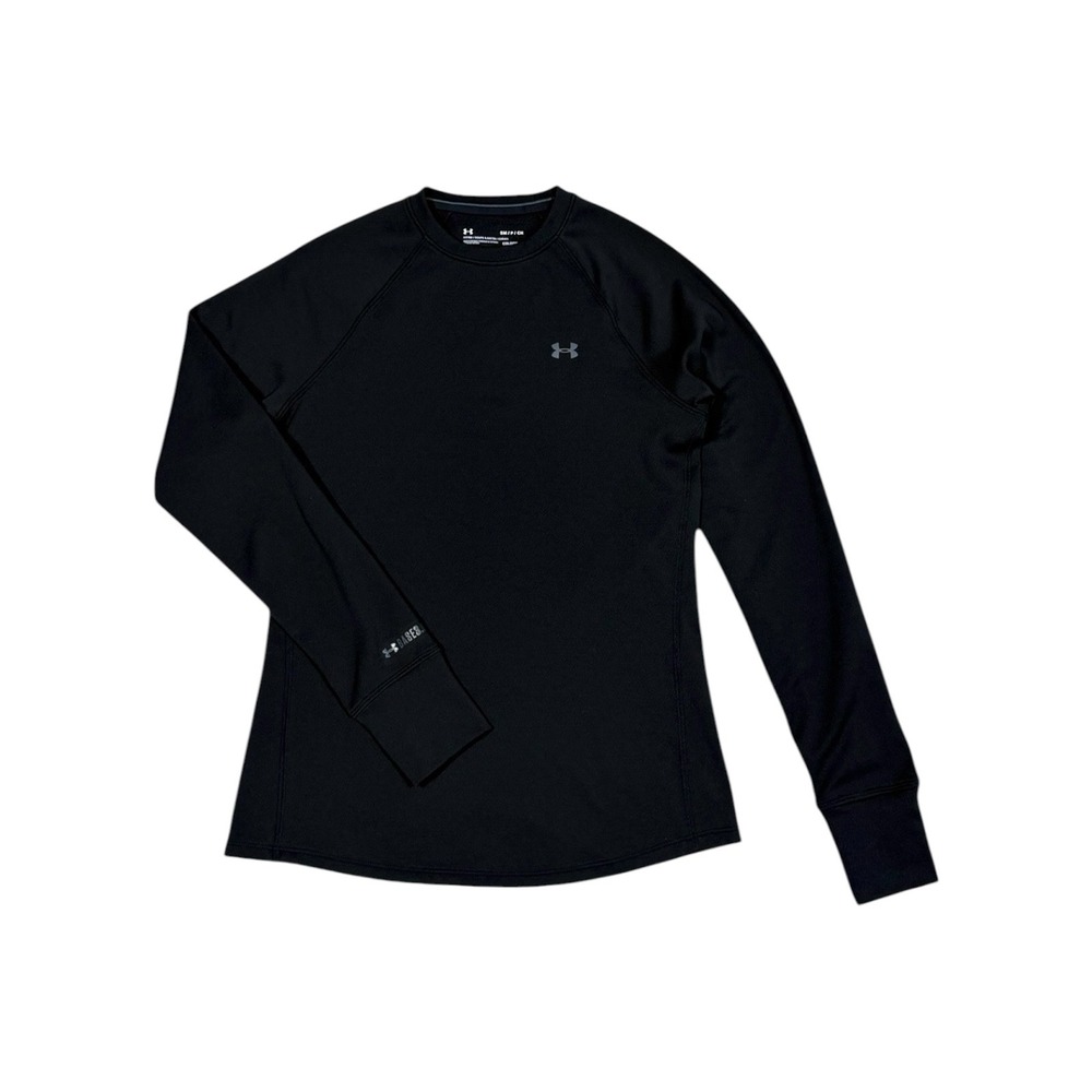 Under Armour ColdGear Base 3.0 Women's Small Black Thermal Long Sleeve Shirt